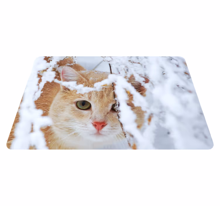 Alfombra vinílica animales gato con estalactita - TenVinilo