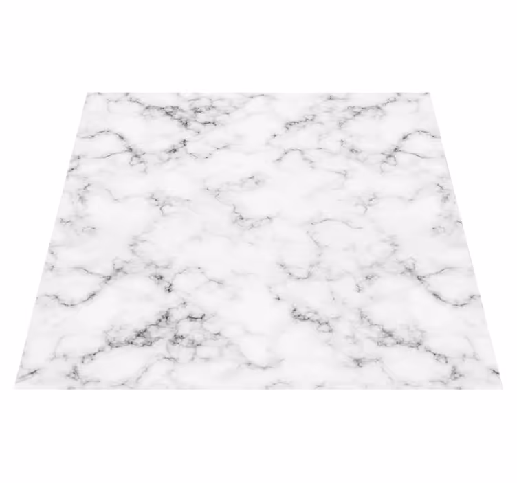 Alfombra vinílica comedor mármol gris para mesa - TenVinilo