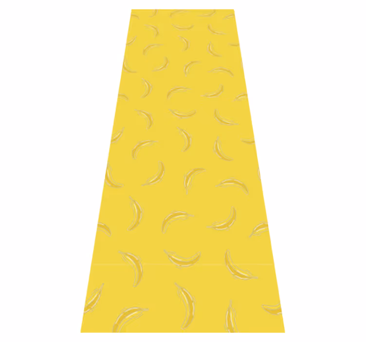 Alfombra vinílica cocina color plátano - TenVinilo