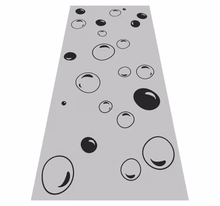 Alfombra vinílica baño ducha de burbujas - TenVinilo