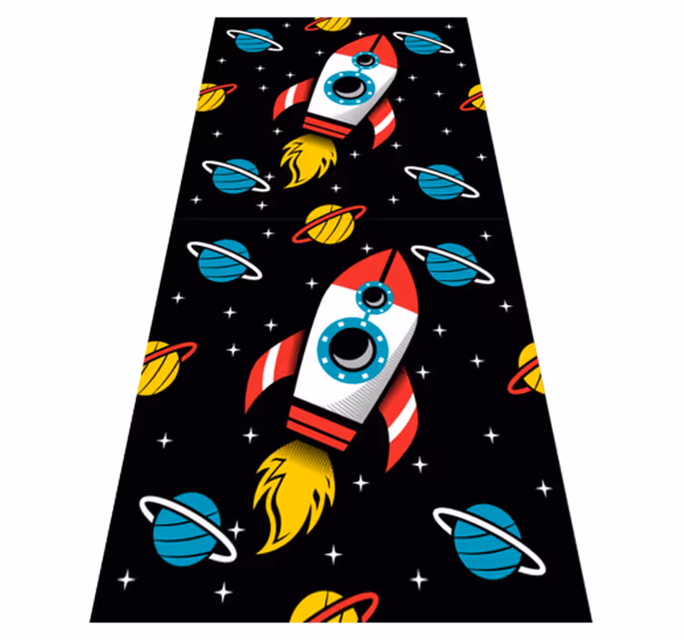 Alfombra vinílica de estrellas hasta el infinito - TenVinilo