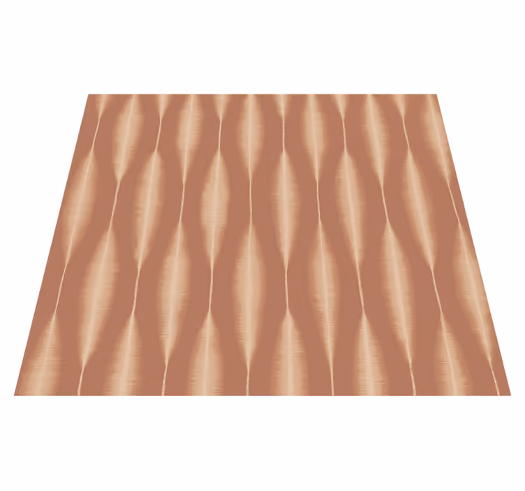 Alfombra de vinilo geométrica ikat kasuri mousse - TenVinilo