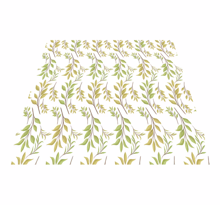 Alfombra vinílica naturaleza motivo verde exuberante - TenVinilo