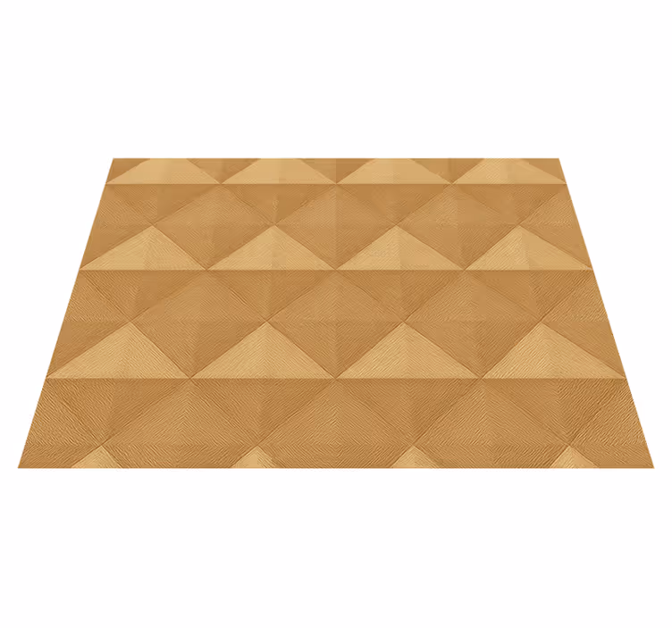 Alfombra vinílica dormitorio 3d dorado - TenVinilo