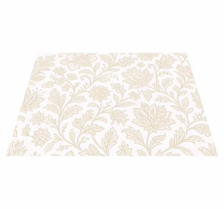 Alfombra vinílica dormitorio estilo bohemio - TenVinilo