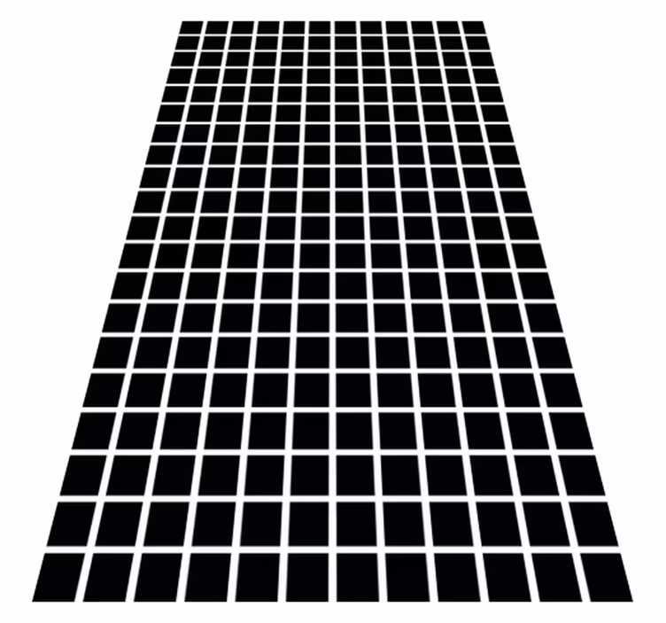 Alfombra de vinilo geométrica escala de cuadrados grises - TenVinilo