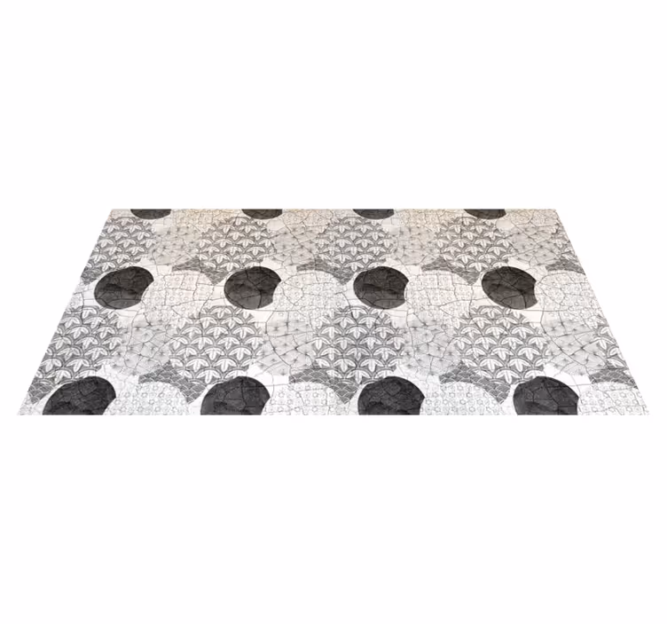 Alfombra de vinilo geométrica patrón geométrico oriental - TenVinilo