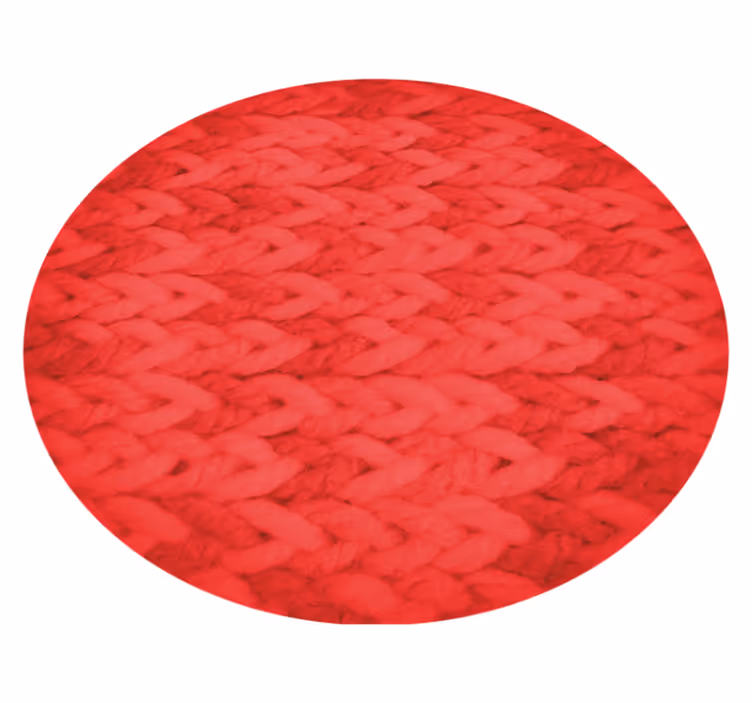 Alfombra de vinilo geométrica patrones texturizados redondos - TenVinilo