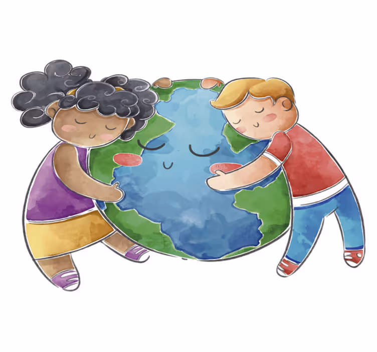 Alfombra de vinilo infantil globo para niños - TenVinilo