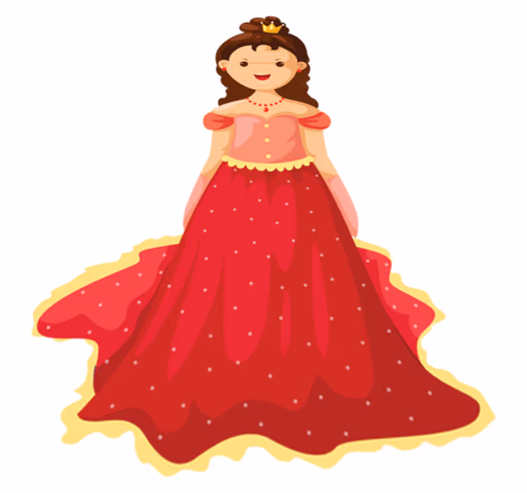 Alfombra de vinilo infantil ilustración de reina - TenVinilo