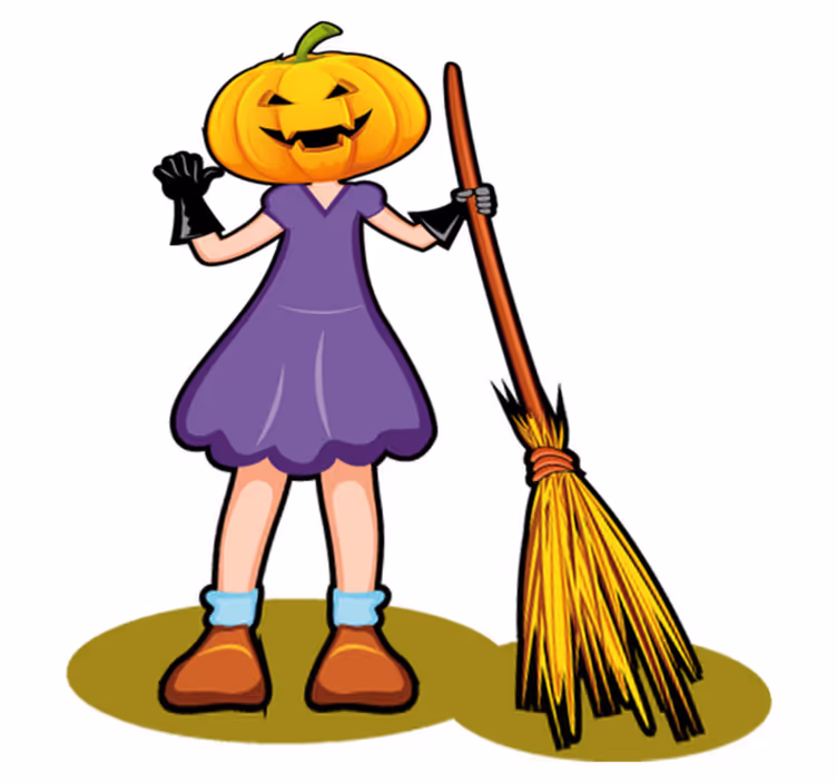 Alfombra de vinilo infantil ilustración halloween - TenVinilo