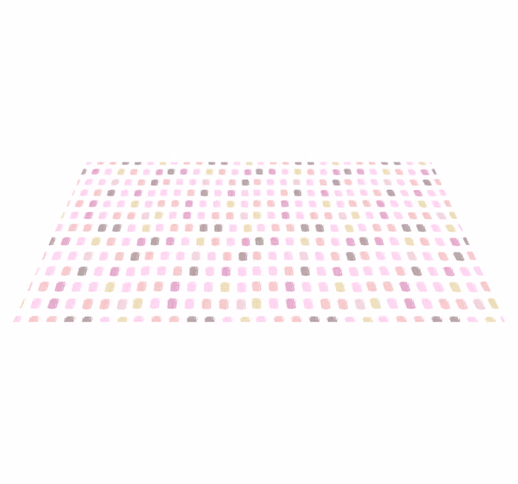 Alfombra de vinilo infantil tonos rosa en pinceladas - TenVinilo