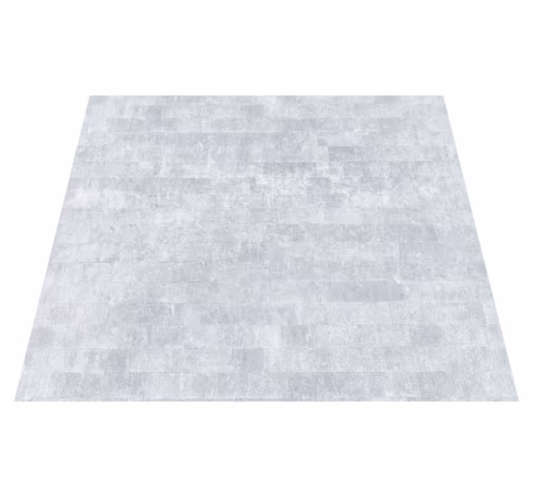 Alfombra vinílica baño patrón ladrillo gris envejecido - TenVinilo