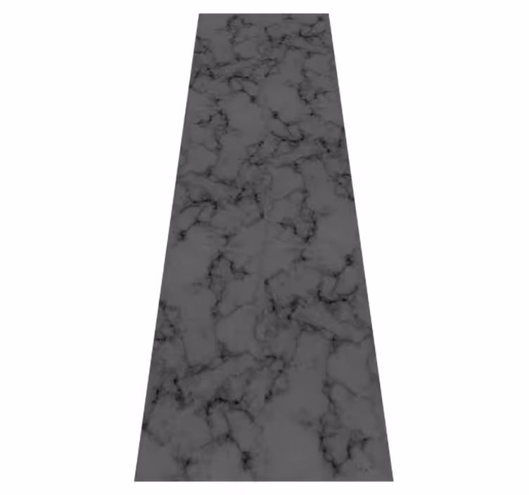 Alfombra vinílica baño fondo de mármol negro desgastado - TenVinilo