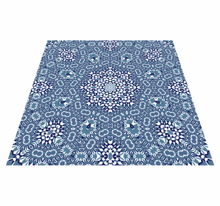 Alfombra vinílica cocina mosaic mandala - TenVinilo