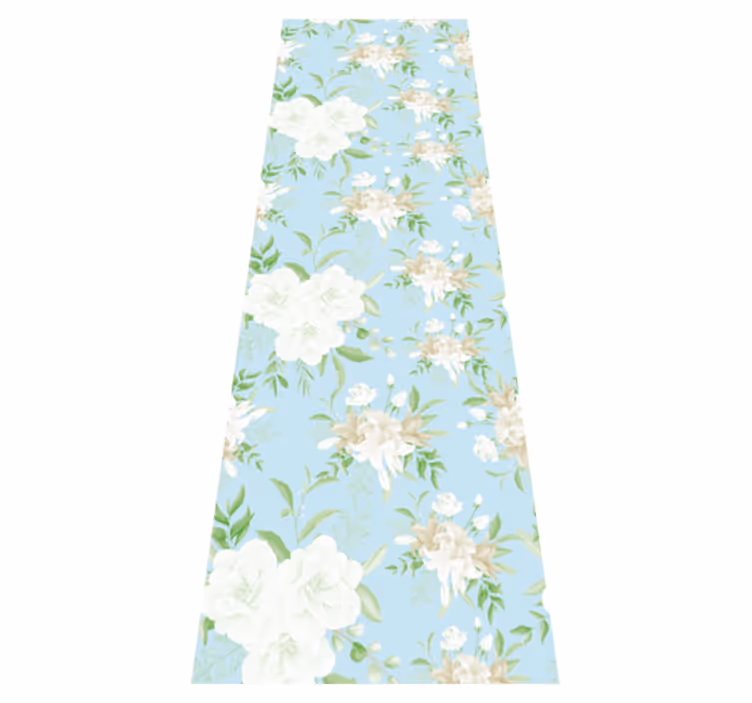 Alfombra vinílica dormitorio estilo floral salvaje - TenVinilo