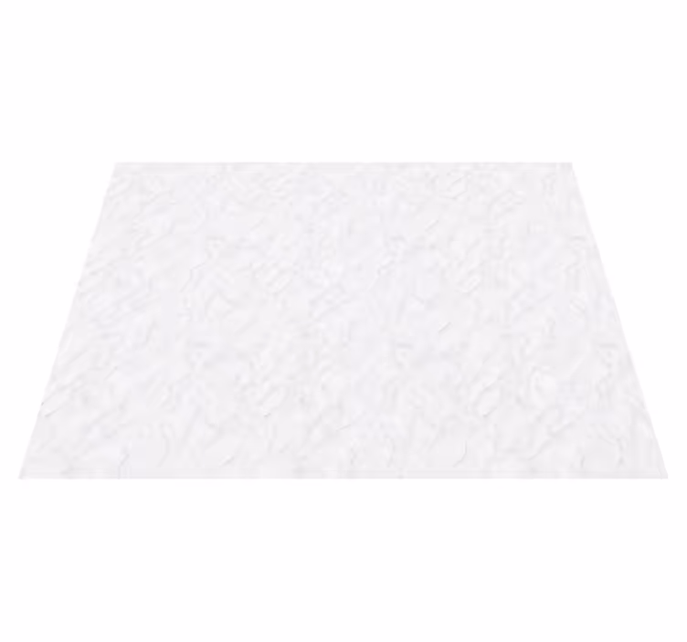 Alfombra vinílica dormitorio diseño mármol blanco y gris - TenVinilo