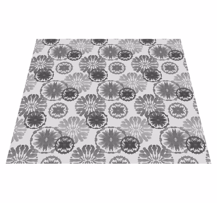 Alfombra vinílica oficina ilusión pintada gris - TenVinilo