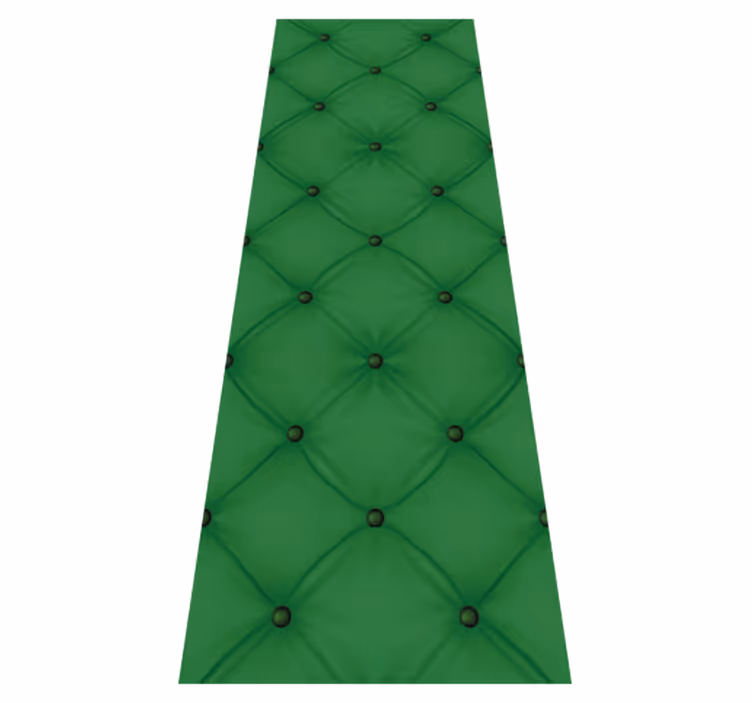 Alfombra vinílica dormitorio imitación de terciopelo verde - TenVinilo