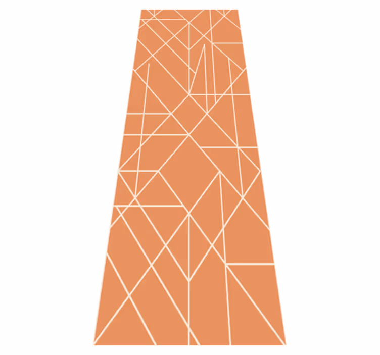 Alfombra vinílica nórdica mosaico geométrico apex - TenVinilo