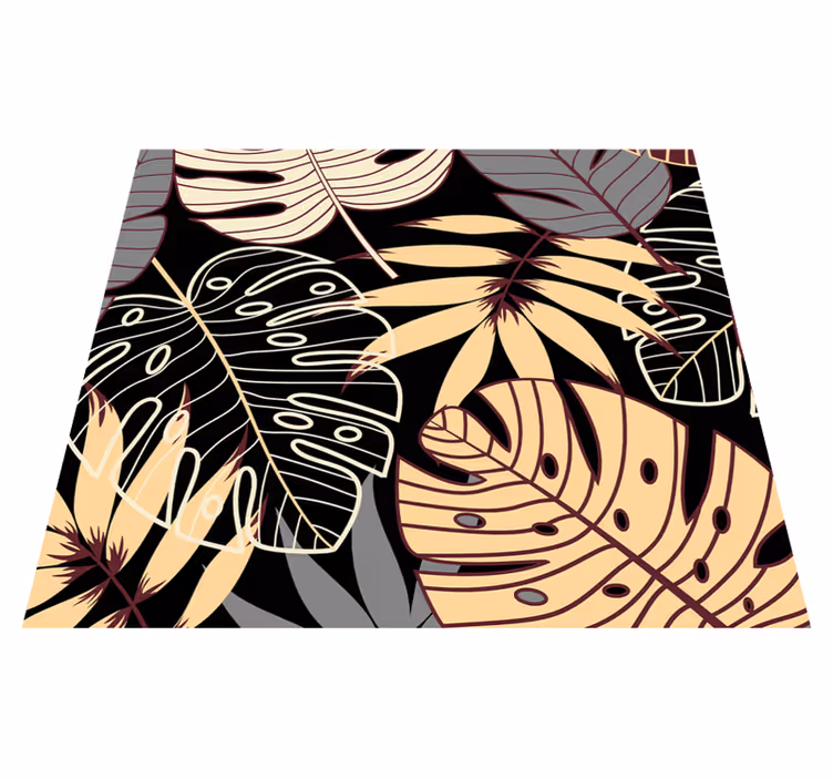 Alfombra vinílica naturaleza papel tapiz jungla tropical - TenVinilo