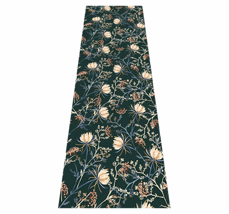 Alfombra vinílica naturaleza estilo esmeralda restaurado - TenVinilo