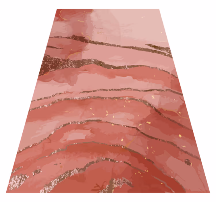 Alfombras vinílicas modernas acuarela rosa brillante - TenVinilo