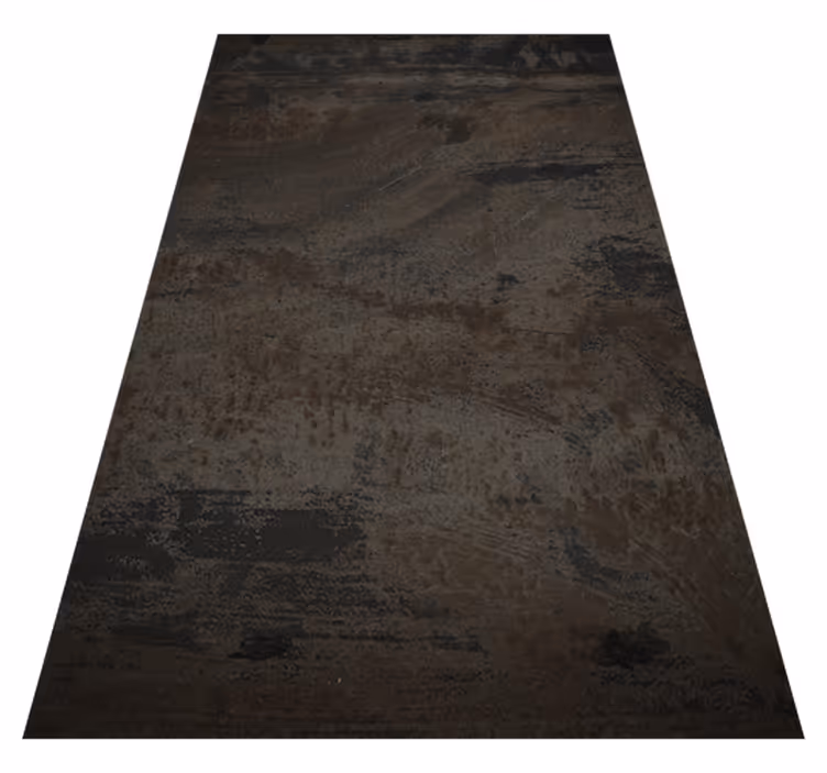 Alfombra vinílica imitación hierro oxidado gris industrial - TenVinilo