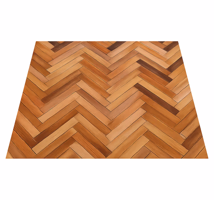 Alfombra vinílica imitación parquet de roble clásico - TenVinilo