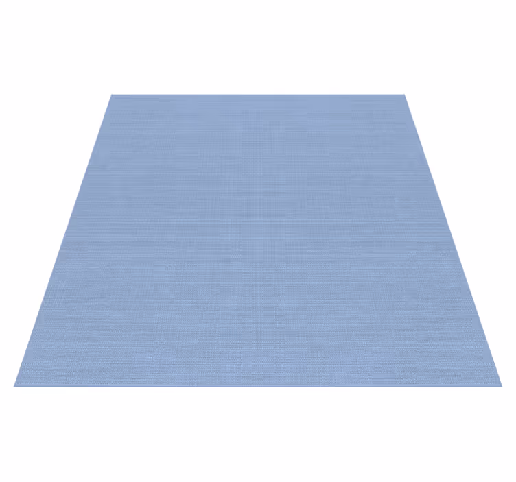 Alfombra vinílica imitación motivo yute azul claro - TenVinilo