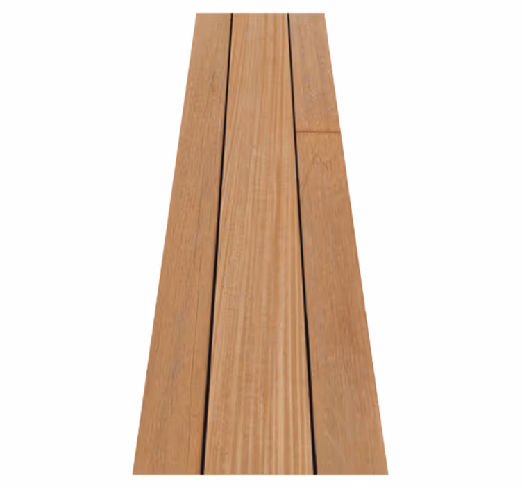 Alfombra vinílica marrón paneles estilo madera caoba - TenVinilo