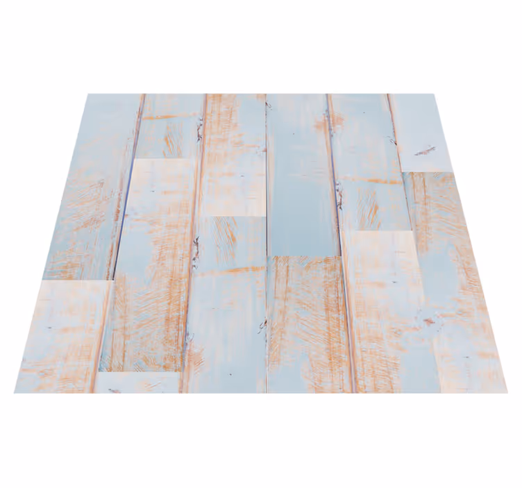 Alfombra vinílica exterior tablones de madera envejecidos - TenVinilo