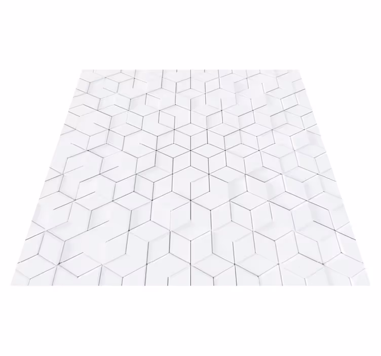 Alfombra de vinilo geométrica superficie con patrón - TenVinilo