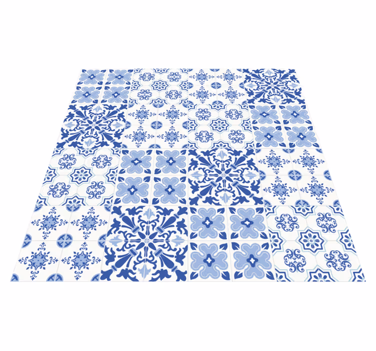 Alfombras de vinilo de azulejos portugueses - TenVinilo