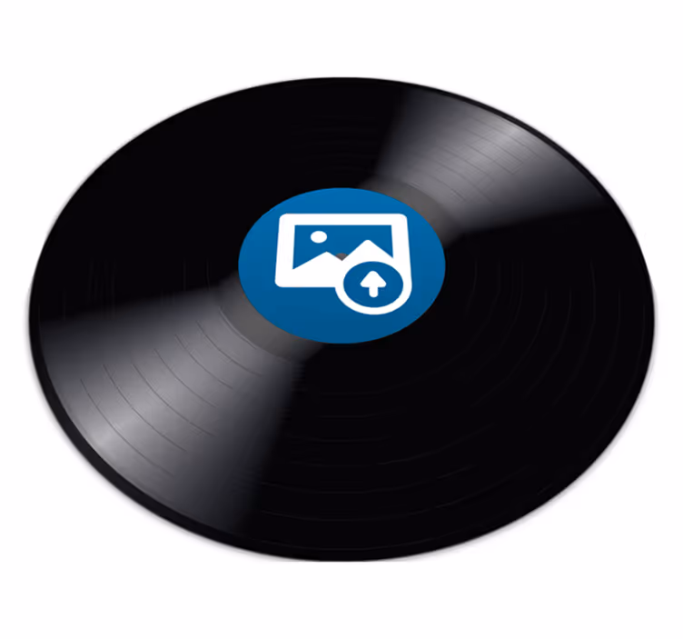 Alfombra vinilo salón foto personalizable disco - TenVinilo
