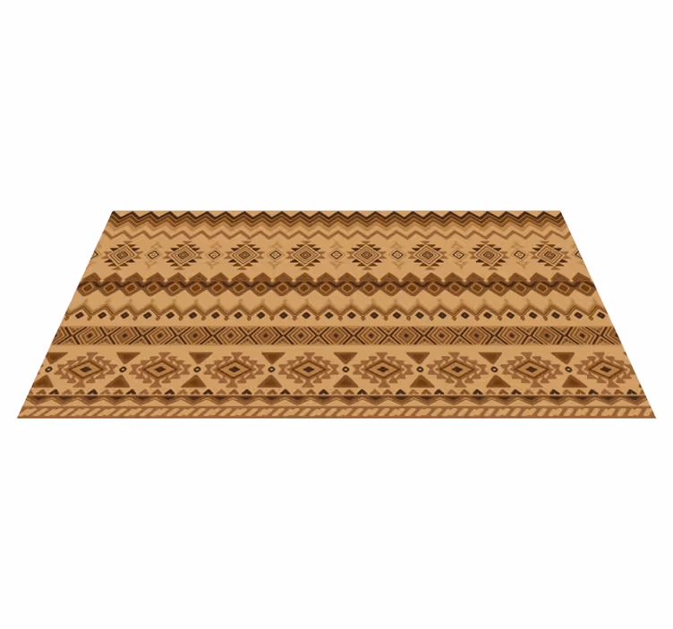Alfombras vinílica diseño étnico kilim - TenVinilo