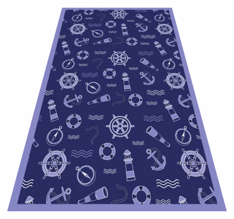 Alfombras vinílicas modernas Anclas y cuerdas - TenVinilo