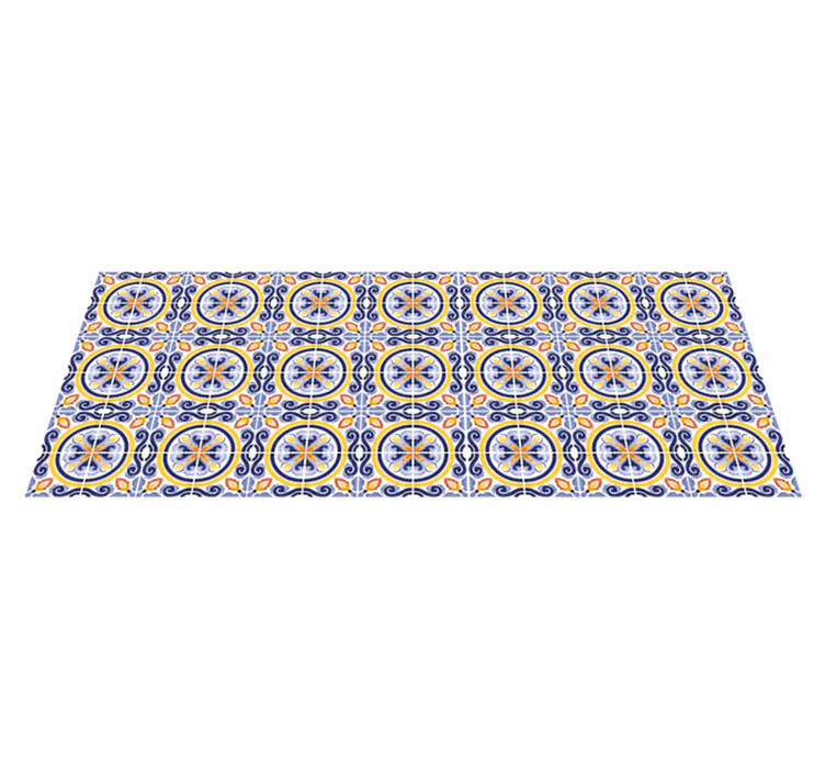 Alfombras de vinilo de azulejos Azulejos de verano - TenVinilo