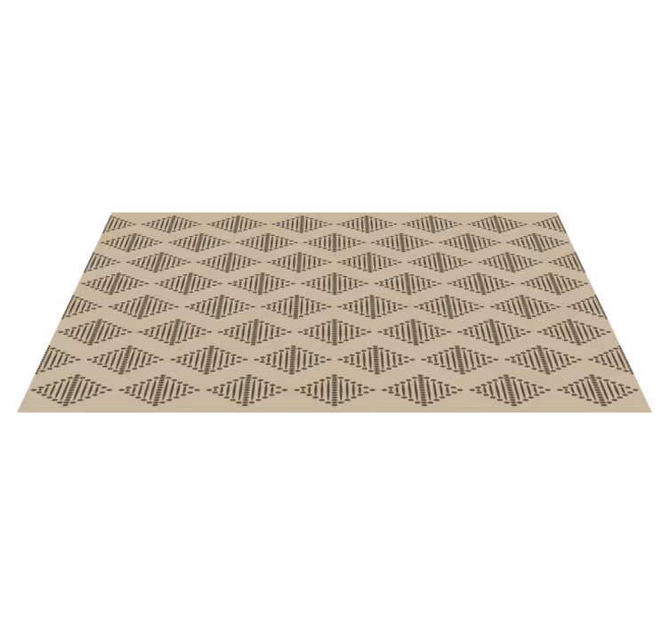 Alfombra de vinilo geométrica elemento de patrón geométrico - TenVinilo