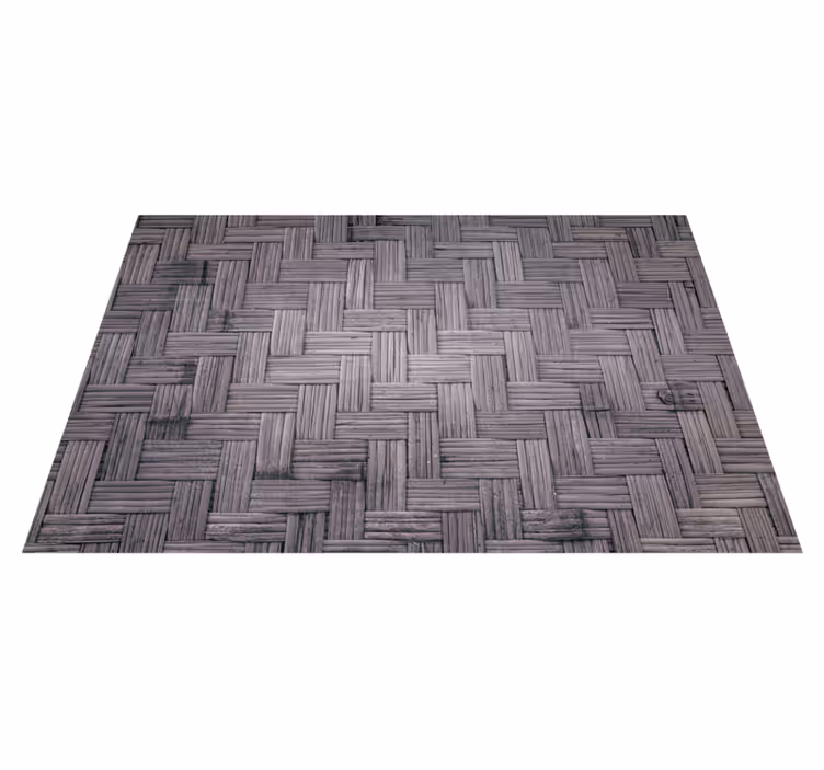 Alfombra vinílica imitación detalle tejido texturizado - TenVinilo