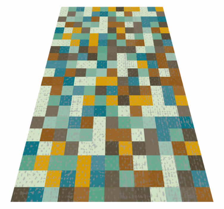 Alfombra de vinilo geométrica geometría del mosaico - TenVinilo