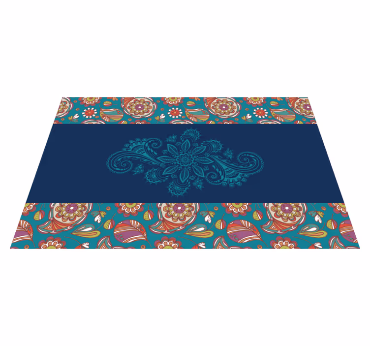 Alfombra vinílica mandala corredor mandala - TenVinilo