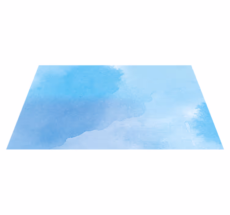 Alfombra vinílica imitación aguamarina - TenVinilo