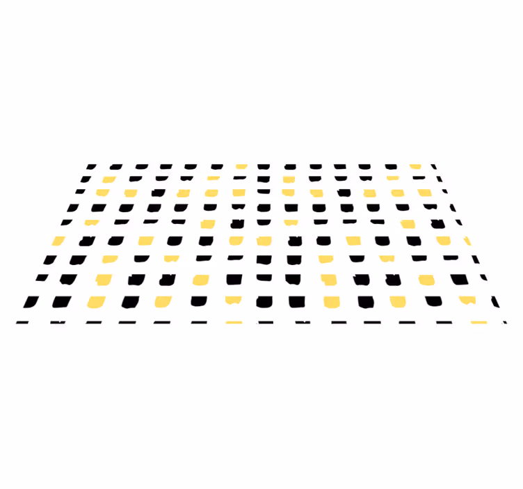 Alfombra de vinilo geométrica motivos cuadrados vibrantes - TenVinilo