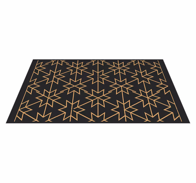 Alfombra de vinilo geométrica estallido geométrico - TenVinilo
