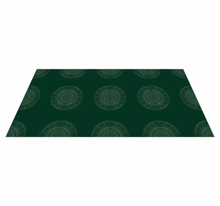 Alfombra vinílica mandala diseño con motivo de mandala - TenVinilo