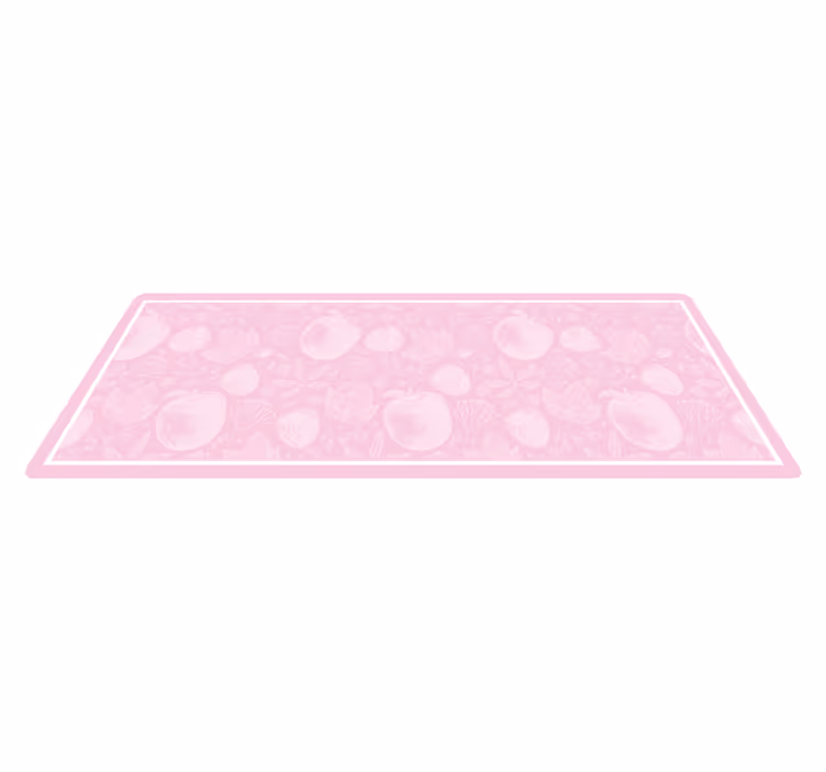 Alfombra vinílica bebé motivo de burbujas en colores pastel - TenVinilo