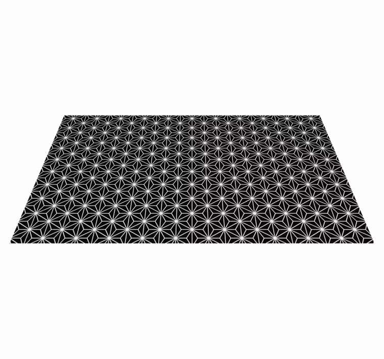 Alfombra de vinilo geométrica con diamantes - TenVinilo