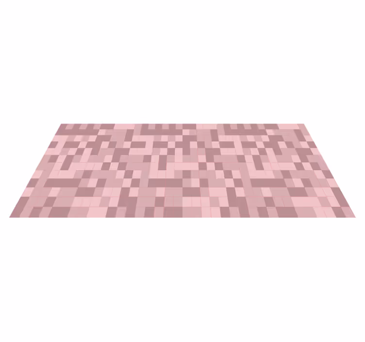 Alfombra de vinilo geométrica camuflaje pixelado - TenVinilo