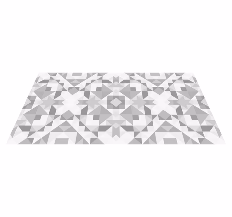 Alfombra vinilo mosaico de vidrio gris - TenVinilo
